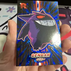 Gengar Pokemon Team Rocket Database Red & Blue Card Lot - Image 3