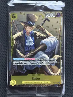 Sabo P-073 One Piece Promotion Cards Foil Sealed Pack - Image 1