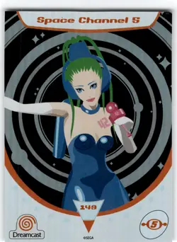 2025 Sega Dreamcast Trading Card Limited Run Games Foil Space Channel 5 #149 - Image 1