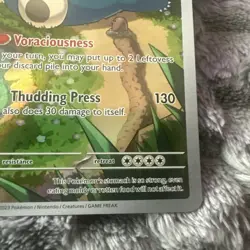 Pokemon TCG Snorlax Black Star Promo SVP051 Holo Card Scarlet & Violet 151 - Image 3