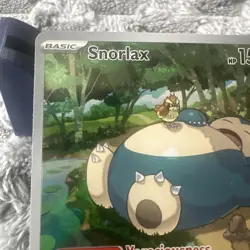 Pokemon TCG Snorlax Black Star Promo SVP051 Holo Card Scarlet & Violet 151 - Image 5