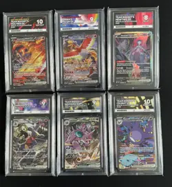 2025 Destined Rivals Full Master Set + 25 Graded Cards in Vault x Binder + Promo - Image 1
