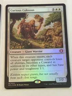 Curious Colossus Lorwyn Eclipsed Foil 12 - Image 1
