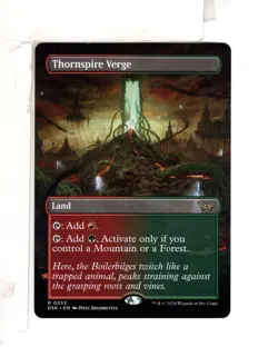 MTG SkeenAB Thornspire Verge BORDERLESS from DSK. NM. - Image 1