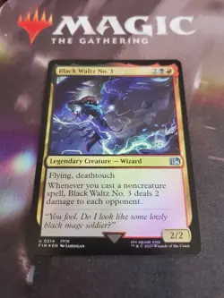 Mtg. Black Waltz No. 3. Foil. Final Fantasy. Pack Fresh - Image 1