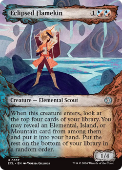 Eclipsed Flamekin - 337 - Lorwyn Eclipsed- Near Mint - MTG - Image 1