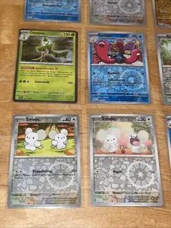 Pokemon Set 12 Holo Karten Karmesin & Purpur Pokemon Deutsch NM - Image 2