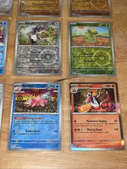 Pokemon Set 12 Holo Karten Karmesin & Purpur Pokemon Deutsch NM - Image 3