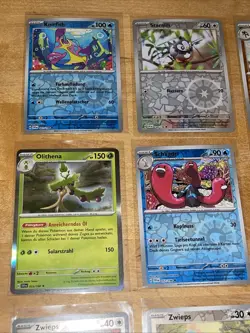 Pokemon Set 12 Holo Karten Karmesin & Purpur Pokemon Deutsch NM - Image 5