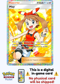 Pokemon TCG Pocket - May & Lisia Full Art Combo ⭐⭐ - English - Image 1