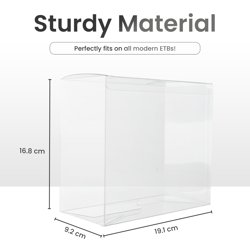 Clear Plastic Protector for Pokemon ETB Box 0.5mm Display Case Storage 1-80 Pack - Image 3