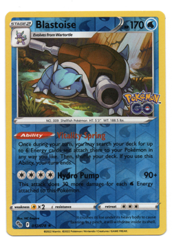 Blastoise Reverse Holo Foil Rare Pokemon Card Set Mint Condition PSA 8 and above - Image 1
