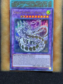 Yugioh Cyber Eternity Dragon LED3-EN012 Ultra Rare 1st Ed NM - Image 1