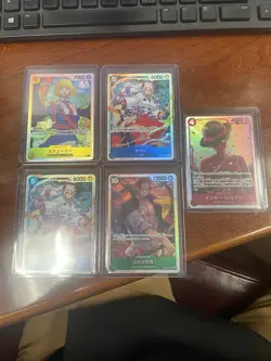 One Piece TCG 5 Cards - Image 1
