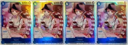 One Piece TCG Nami OP11-054 SR A Fist of Divine Speed Playset x4 NM/M - Image 1