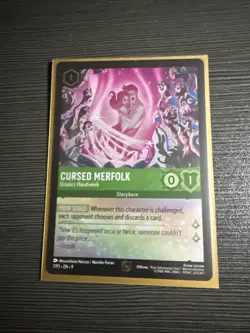 ✨Lorcana Promo Card Cursed Merfolk #7/P3 Disney Lorcana Fabled - Image 1