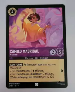 Disney Lorcana TCG - Fabled: Camilo Madrigal (052/204) - Uncommon - Near Mint - Image 1