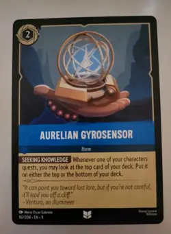 Disney Lorcana TCG - Fabled: Aurelian Gyrosensor (167/204) - Uncommon - NM - Image 1