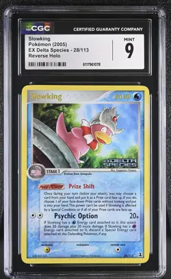 CGC 9 MINT Slowking EX Delta Species 28/113 Reverse Holo STAMPED Pokemon Card - Image 1