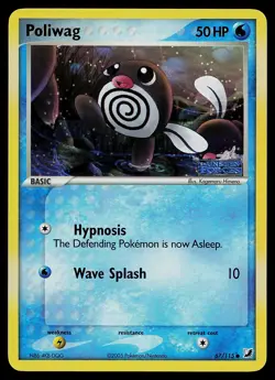 Pokemon Card - Poliwag Unseen Forces 67/115 Common Reverse Holo Stamped - Image 1