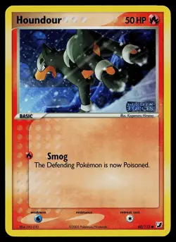 Pokemon Card - Houndour Unseen Forces 60/115 Common Reverse Holo Stamped - Image 1