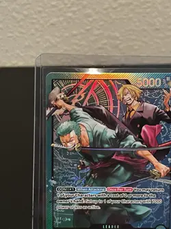 Roronoa Zoro & Sanji One Piece Card – Pristine Condition – Sleeved & Top Loaded - Image 2