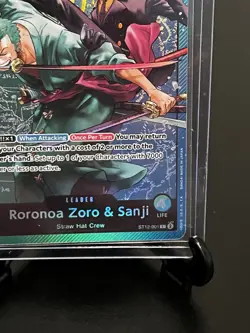 Roronoa Zoro & Sanji One Piece Card – Pristine Condition – Sleeved & Top Loaded - Image 4