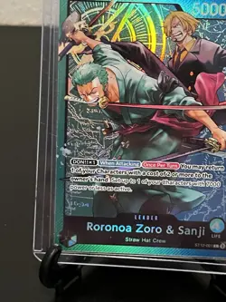 Roronoa Zoro & Sanji One Piece Card – Pristine Condition – Sleeved & Top Loaded - Image 5