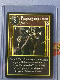 Nightmare Before Christmas NBC CCG Card Everybody Make A Scene Tournament Promo - Image 1