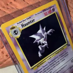 Pokemon Haunter Fossil Holo Rare Card 6/62 50HP Unlimited 1999 English NM/LP - Image 4