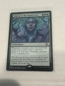 Tribute to the World Tree March of the Machine (MOM) 211 MTG Regular LC1 - Image 1