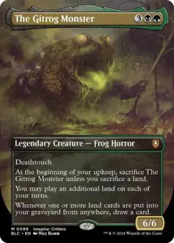The Gitrog Monster (Borderless) -Foil Near Mint MTG Commander: Bloomburrow - Image 1