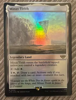 Minas Tirith (Foil) - 0256 - LTR - NM - MINT - MTG - Image 1