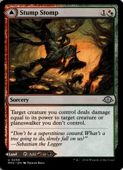 MTG Stump Stomp - Burnwillow Clearing (250) | NM | Modern Horizons 3 {MH3} - Image 1