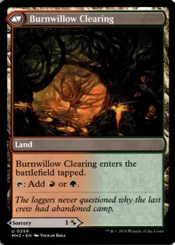 MTG Stump Stomp - Burnwillow Clearing (250) | NM | Modern Horizons 3 {MH3} - Image 2