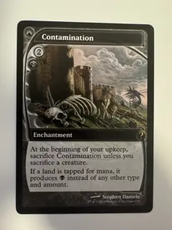1x Contamination, Future Sight Frame, Mystery Booster 2 Magic MTG NM - Image 1