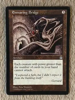 MTG - Ensnaring Bridge - Stronghold - MP/LP - Magic the Gathering - Image 1