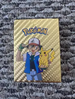 55Pcs Pokemon Card Foil GOLD PACK CARDS - foil pressed - Image 1