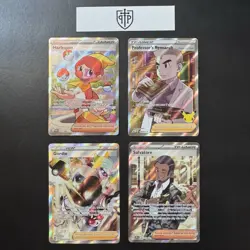 Pokemon TCG - Full Art Trainer 4-Card Lot - Ultra Rare Holo - NM - Image 1