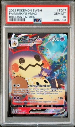 Pokemon PSA 10 Mimikyu #TG17 Brillant Stars 2022 English - Image 2