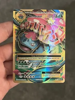 2016 POKEMON XY EVOLUTIONS #100 FULL ART/M VENUSAUR EX - Image 1