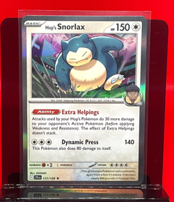 Pokemon Hop's Snorlax - 117/159- Journey Together - Holo (JTG) - Image 1