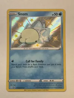 Pokemon TCG - Snom - Shining Fates SV033/SV122 Shiny Vault Holo - Image 1