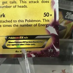 Pokemon TCG Black Star Promo Holo Pikachu EX XY84 - Image 4