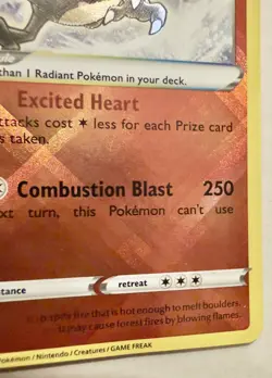TCG Pokemon Radiant Charizard Rare Fire Holofoil 020/159 NM - Image 3