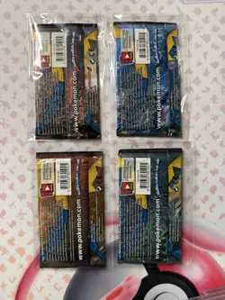 Lot of 4 2017 Pokemon TCG Sun and Moon Base Set Booster Packs Full Art Set New - Image 2