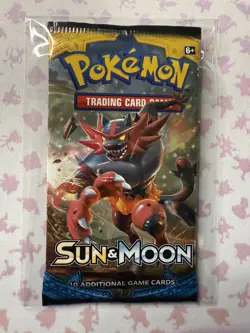 Lot of 4 2017 Pokemon TCG Sun and Moon Base Set Booster Packs Full Art Set New - Image 3