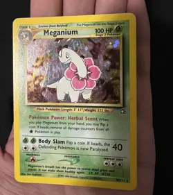 Meganium 10/111 Holo Rare 2000 Neo Genesis Pokemon Card NM - Image 4