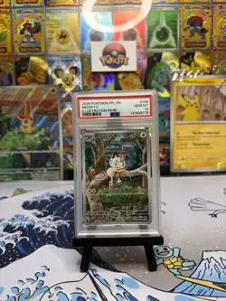 Meowth 106/094 - Phantasmal Flames - Pokemon TCG - ✨PSA 10! ✨ - Image 1