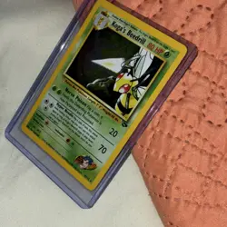 Pokemon Koga's Beedrill Gym Challenge Rare Card 9/132 80HP WOTC 2000 Unlimited - Image 2